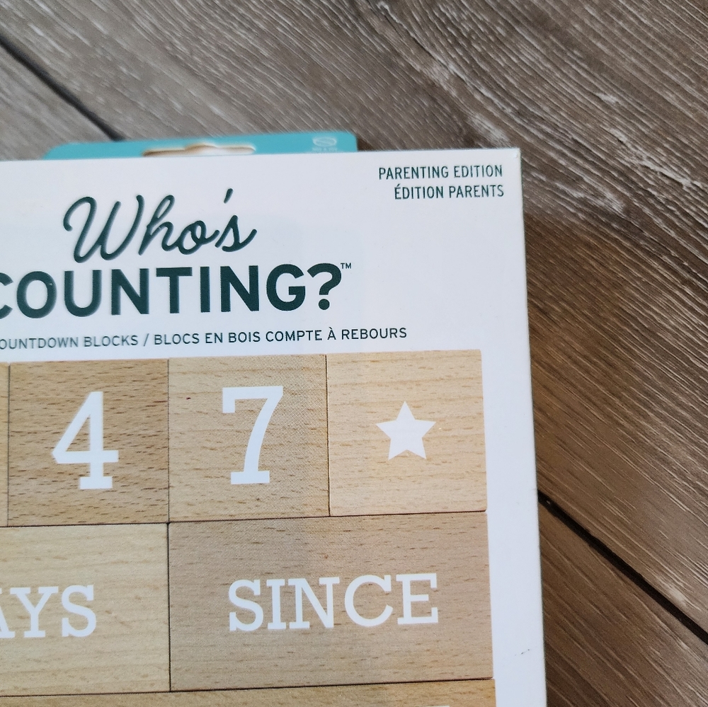 New Baby Countdown Blocks - Picture 7 of 15